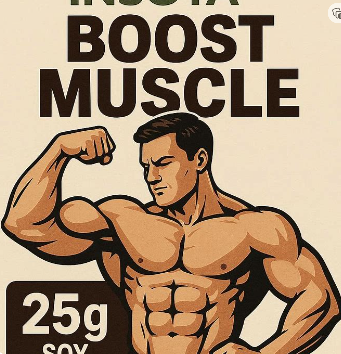 Insoya: Boost Muscle with 25g Soy Protein